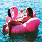 Inflatable Giant Flamingo Swimming Pool Ride-on Floating Toy Float