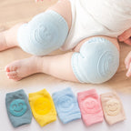 Baby Safety Kneepads For Crawling Infants and Toddlers Smiley Face Knee Pads