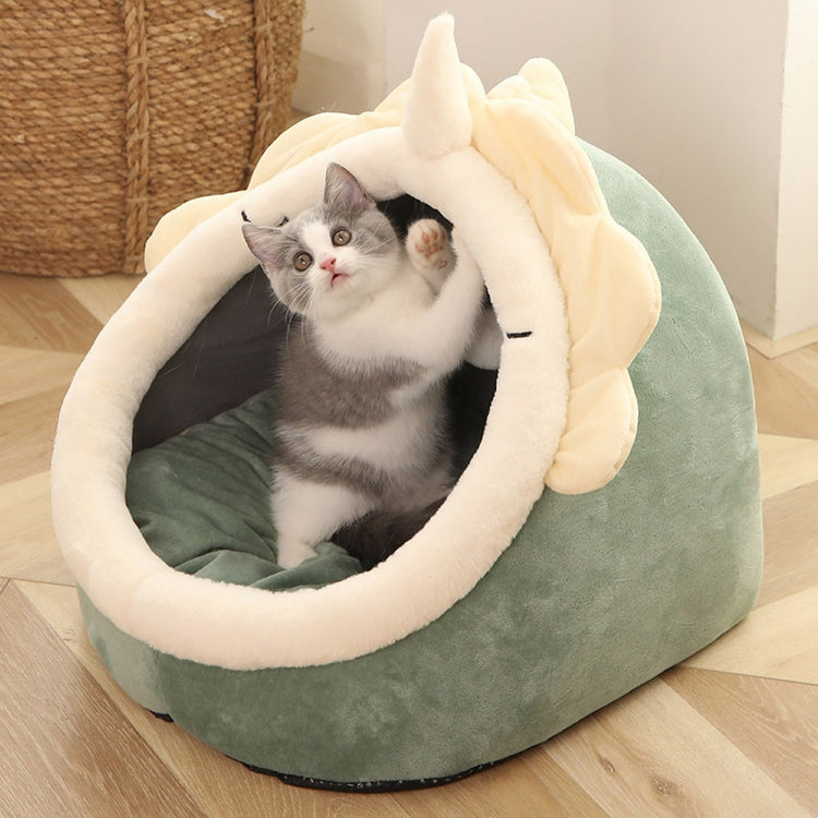 Cat Calming Cave Bed For Cats & Small Dogs