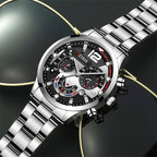 Luxury Fashion Luminous Watch Stainless Steel Band or Leather Strap