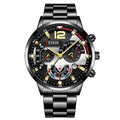 Luxury Fashion Luminous Watch Stainless Steel Band or Leather Strap