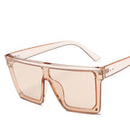 Large Unisex Sunglasses Oversized Big-Frame Flat-Top