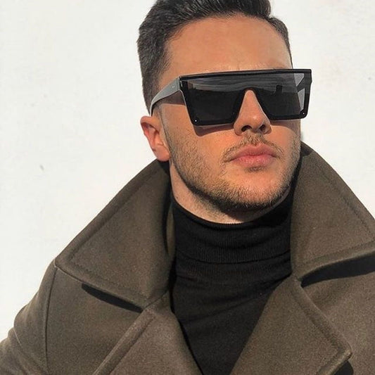 Square Frame Oversized Large Sunglasses