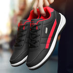 Unisex Lightweight Sneakers Waterproof PU leather Runners Trainers