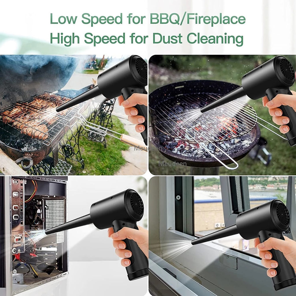 Air Duster Blower Cordless 15000mAh Blower Computer Keyboard Camera Electronics Cleaner