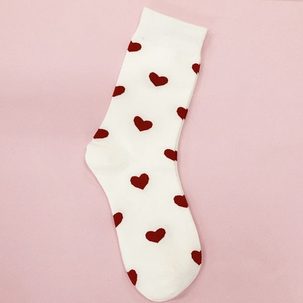 Love Heart Cotton Socks