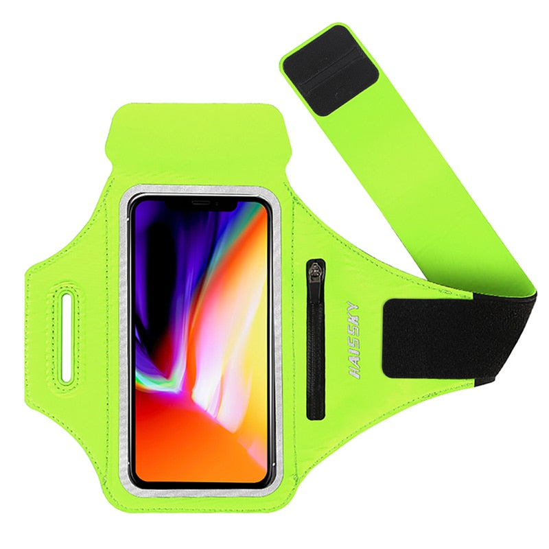 Touchscreen Armband Phone Holder With Zipper Pocket For Running Cycling Sports For iPhone 14 13 12 11 Pro Max XR Samsung S22 S23 Ultra