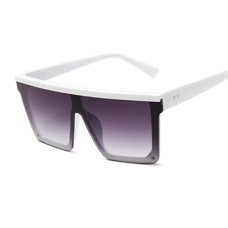 Square Frame Oversized Large Sunglasses
