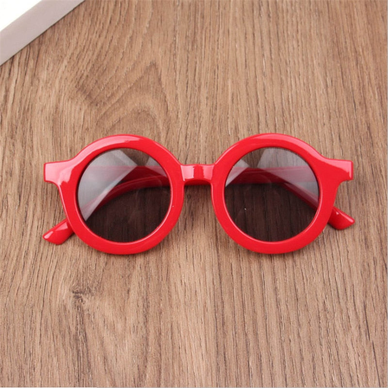 Children's Round Shatter Proof Safe Sunglasses Kids UV400 Sun Protection