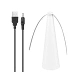 Fly Bugs Fan Protect Food Safe Spinning Swatter Soft Blades Portable Picnic Tool