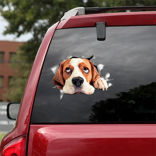 Car Stickers Funny Cat & Dog 3D Decal Decoration Bumper Stickers