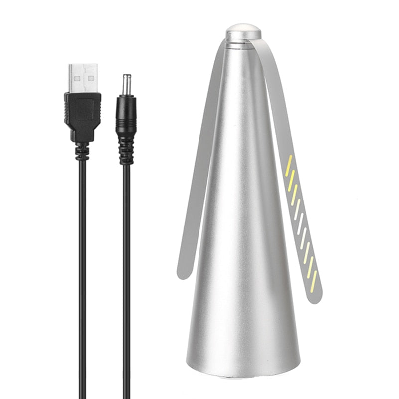 Fly Bugs Fan Protect Food Safe Spinning Swatter Soft Blades Portable Picnic Tool