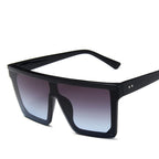 Large Unisex Sunglasses Oversized Big-Frame Flat-Top