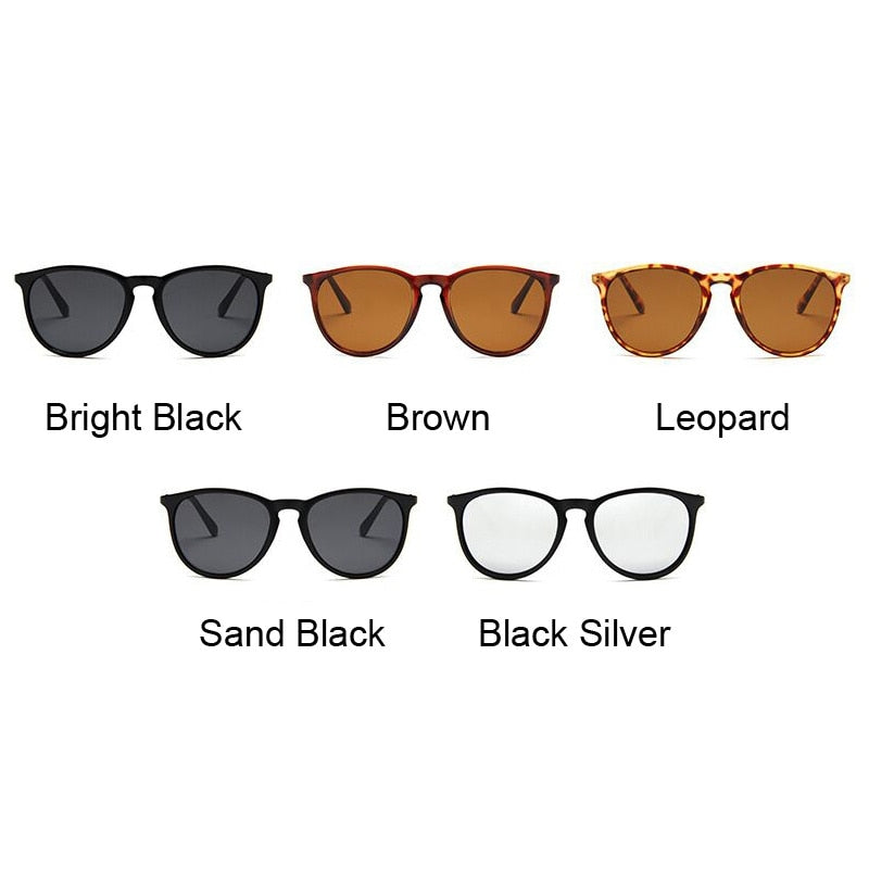 Retro Round Cat Eye Unisex Sunglasses