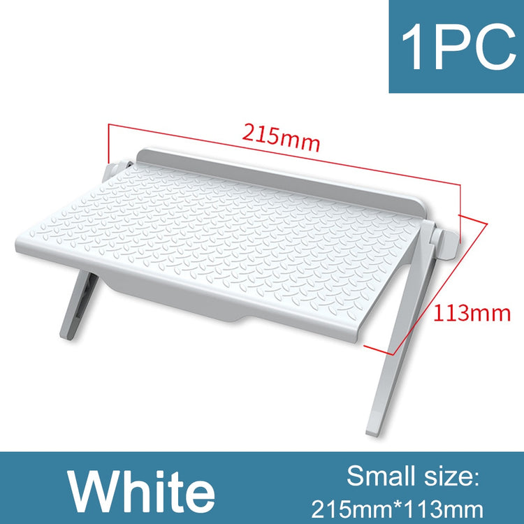 TV Screen Top Shelf Stand Organiser - For Monitors Store Remote Controls Routers Computer Mouse & Accessories