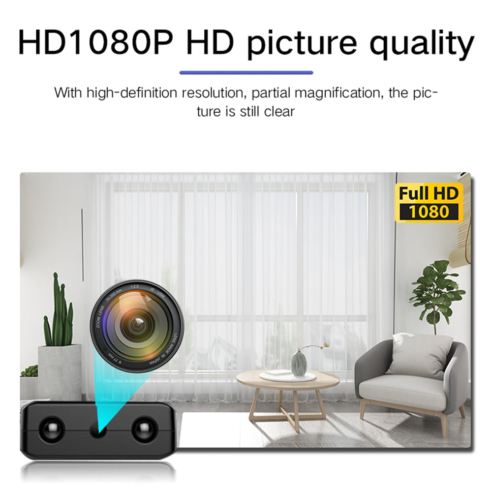 Mini Pinhole Home Security Camera With Night Vision Motion Detection