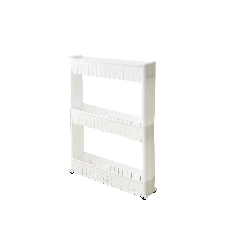 Storage Organiser For Small Gaps Dolly Kitchen Interspace Shelf Caddy Skinny Rack