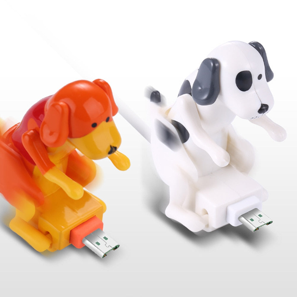 Humping Dog Funny Phone Charging Cable USB Plug Charger