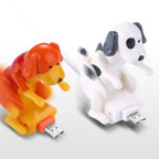 Humping Dog Funny Phone Charging Cable USB Plug Charger