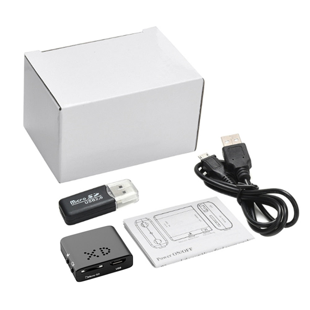 Mini Home Security Camera with Night Vision and Motion Detection