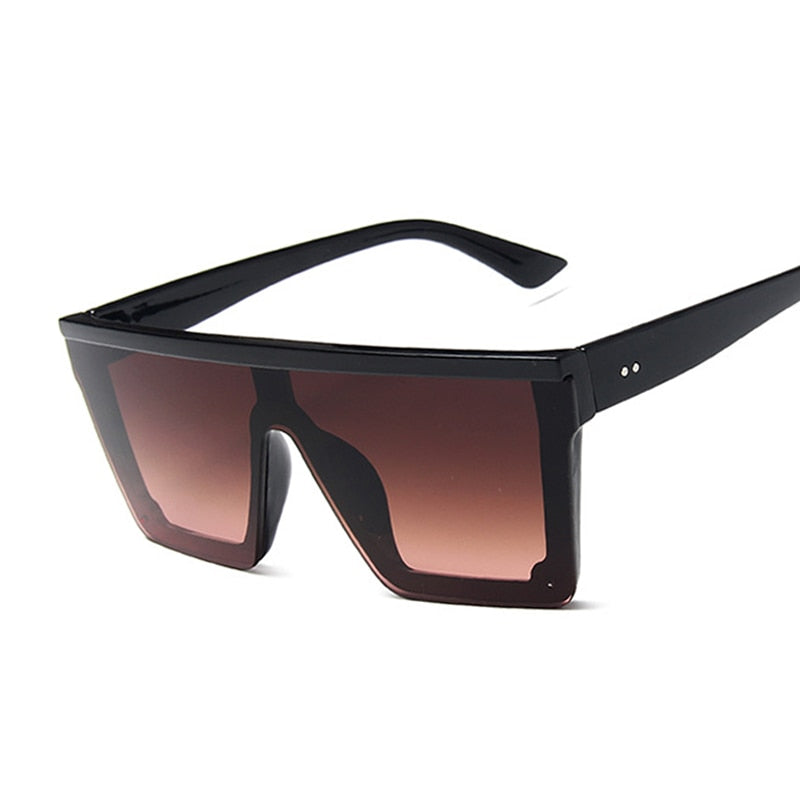 Square Frame Oversized Large Sunglasses