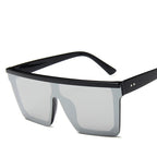 Large Unisex Sunglasses Oversized Big-Frame Flat-Top