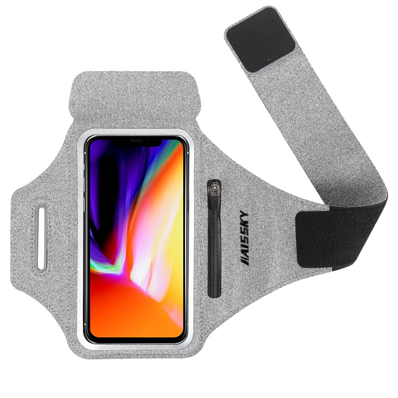 Fitness Armband Phone Holder Secure Zipper Pocket Running Cycling Sports For iPhone 14 13 12 11 Pro Max XR Samsung S22 S23 Ultra