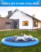 Dog Water Fountain Sprinkler Pets Toy Swimming Pool - Keep Cool