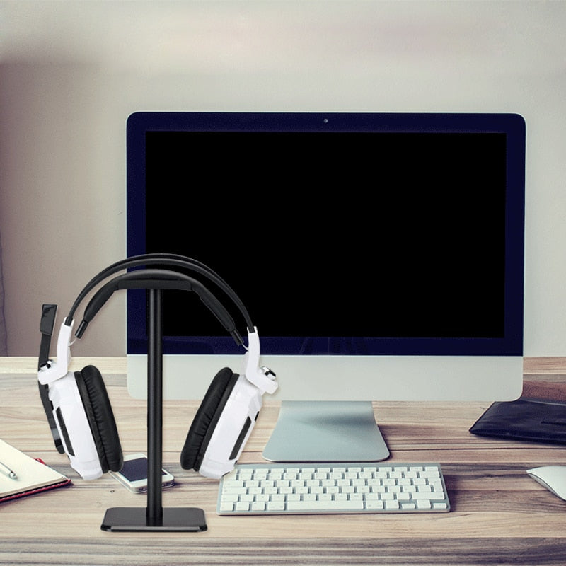 Headphones Stand Holder Headset Hanger Rack Desk Organiser