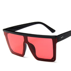 Large Unisex Sunglasses Oversized Big-Frame Flat-Top