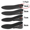 Height Lifting Shoe Insoles Comfort Platform 3cm-9cm Adjustable Size
