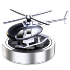 Solar Helicopter Car Air Freshener Fragrance Vehicle Aroma Dashboard Mount Diffuser