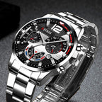 Luxury Fashion Luminous Watch Stainless Steel Band or Leather Strap