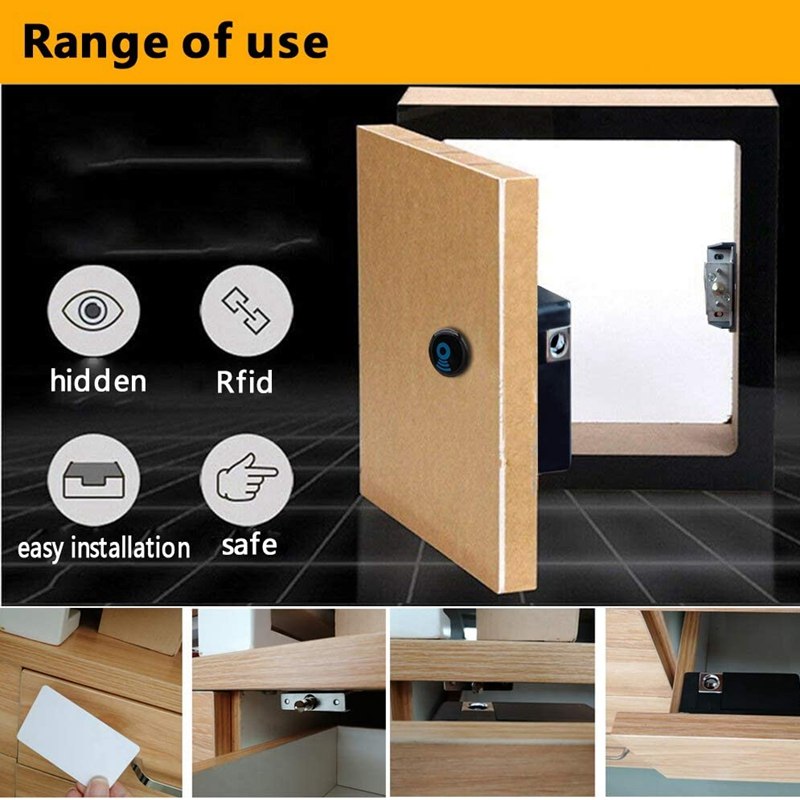 Hidden Secret Lock For Drawers Cupboards Wardrobes - App Control
