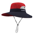 Foldable Safari Sun Slouch Hat With Ponytail Opening Summer Visor Hiking Gardening Protection