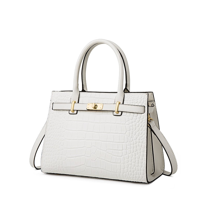 Hollywood Handbag Classic Riviera Genuine Leather Corporate Work Tote