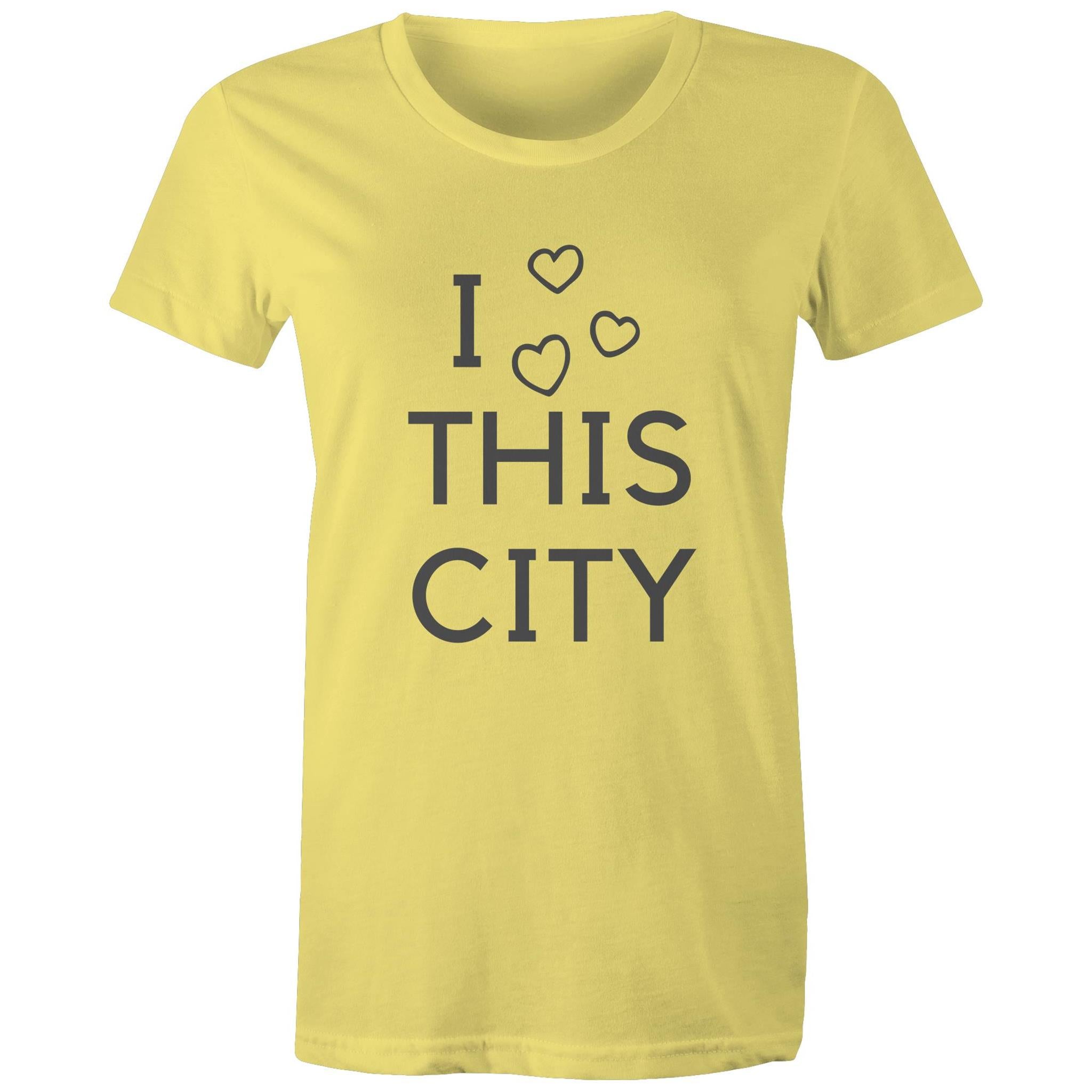 "I Love This City" - Women's T-shirt Melbourne