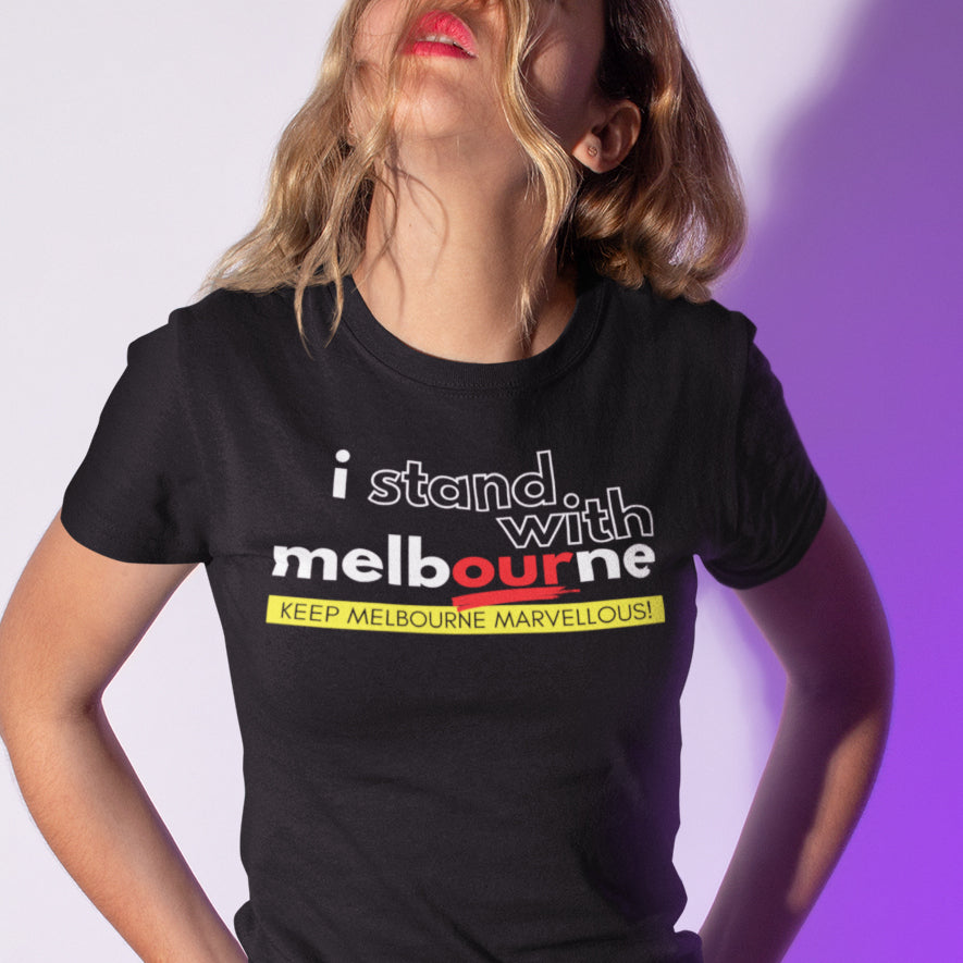 I Stand With Melbourne - Pride City T-shirt Women's
