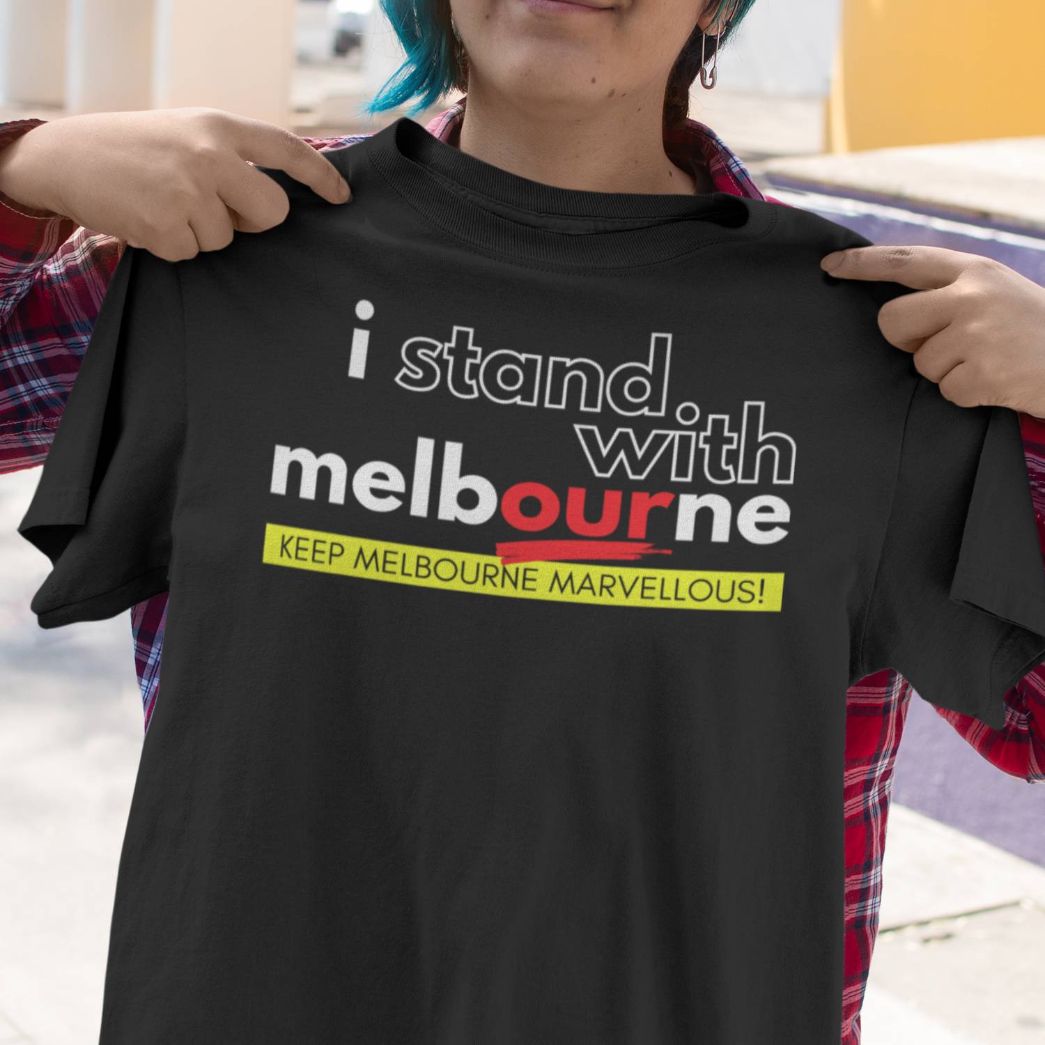 I Stand With Melbourne - Pride City T-shirt Women's