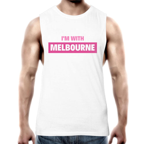 "I'm With Melbourne" Tank Top - Men's Singlet