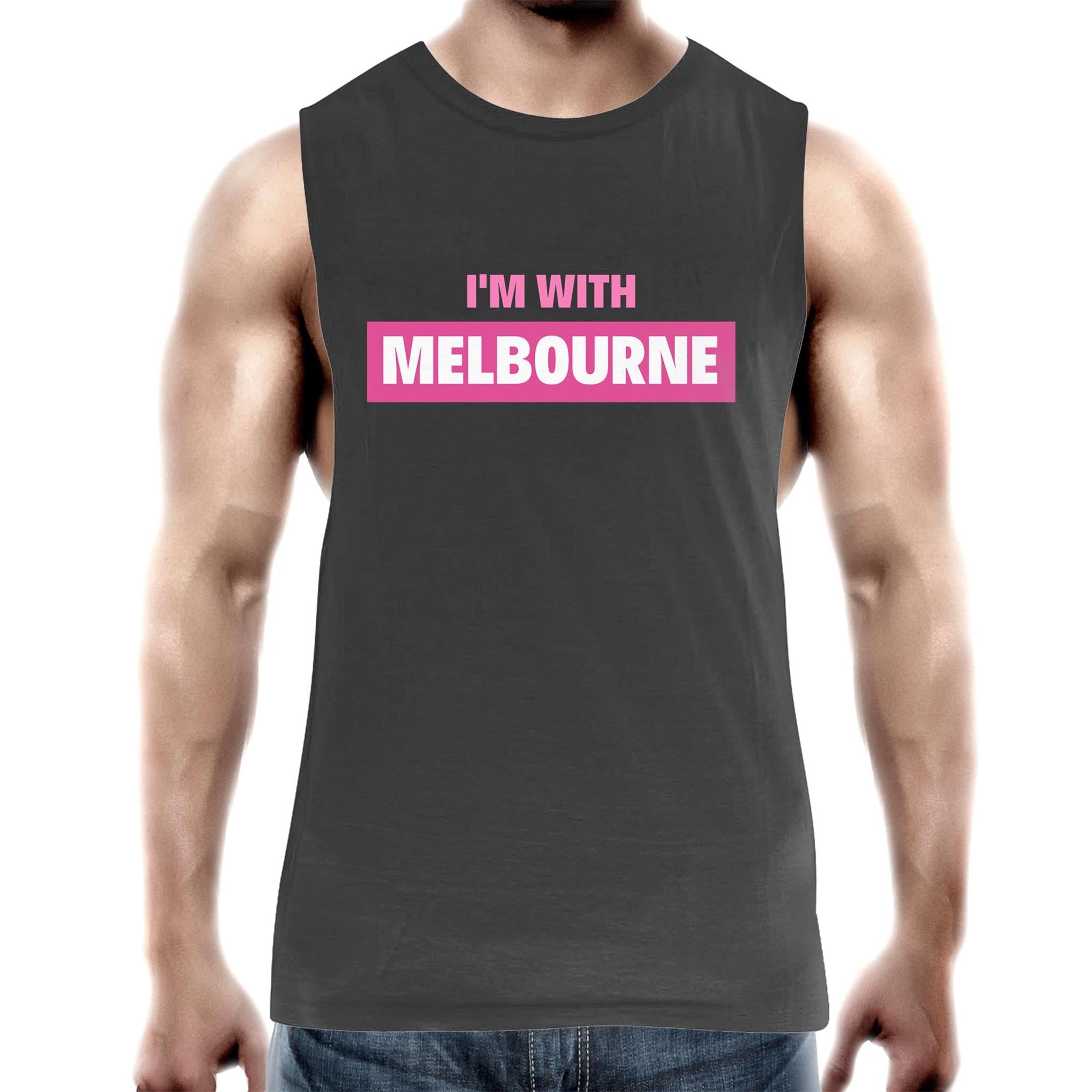 "I'm With Melbourne" Tank Top - Men's Singlet