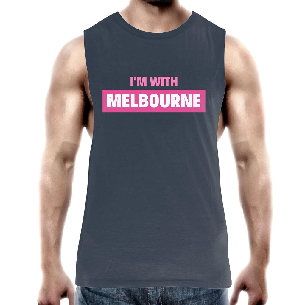"I'm With Melbourne" Tank Top - Men's Singlet