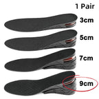 Height Lifting Shoe Insoles 3cm-9cm Adjustable Boosting Inserts Make You Taller