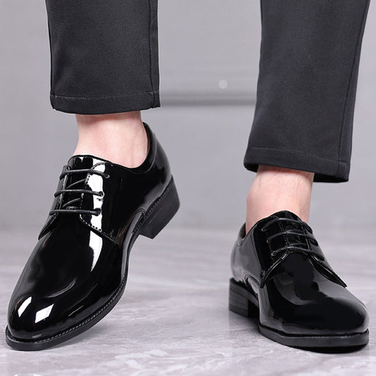 Italiano Patent Leather Formal Oxford Dress Men's Shoes-Keep Melbourne Marvellous Official Store