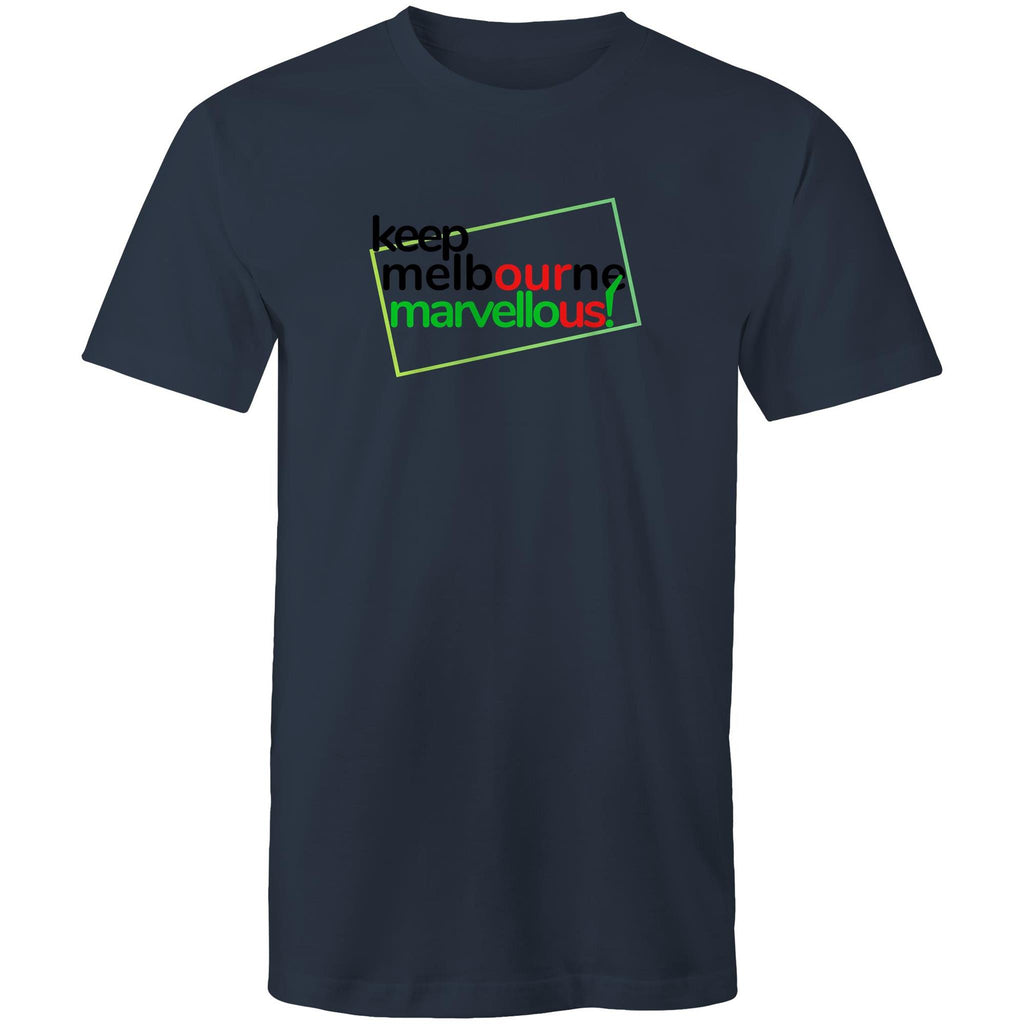Keep Melbourne Marvellous - Hoddle Grid Design Men's T-shirt