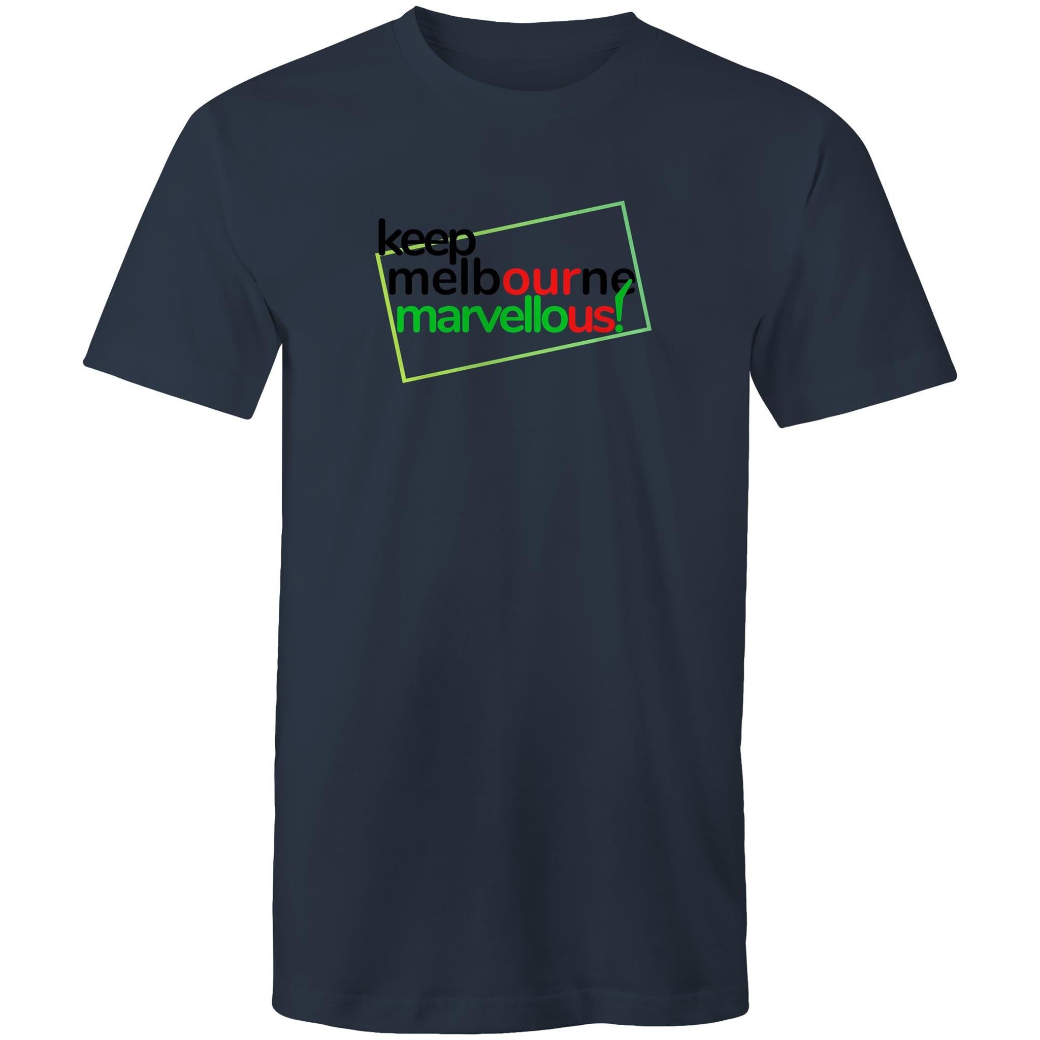 Keep Melbourne Marvellous - Hoddle Grid Design Men's T-shirt