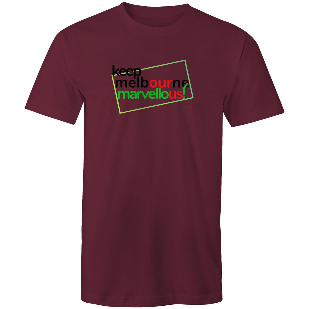 Keep Melbourne Marvellous - Hoddle Grid Design Men's T-shirt