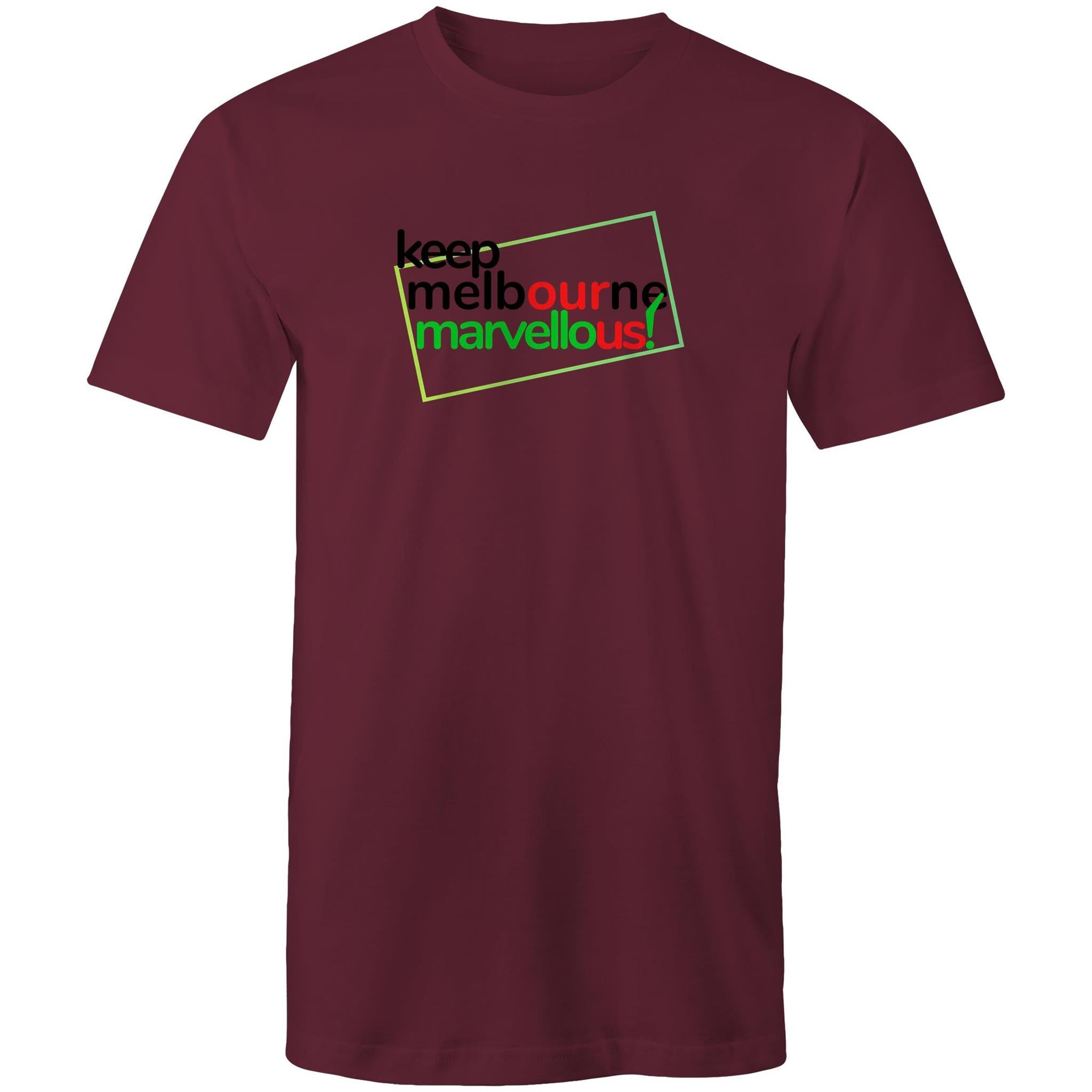 Keep Melbourne Marvellous - Hoddle Grid Design Men's T-shirt