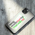 Keep Melbourne Marvellous! Stickers - Garden State White 10cm x 7cm