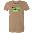 Keep Melbourne Marvellous! T-shirt Women's Hoddle Grid Brand Tee